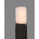 Dark Gray Aluminium White Acrylic LED E27 1x12 Watt 220-240 Volt IP54 Bulb Excluded D: 10 H: 60 cm 