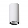 Sandy White Aluminium Glass Diffuser Osram LED 3 Watt 230Lm 3000K 100-240 Volt 50Hz Beam 52 o IP65 D: 5.5 H: 11 cm