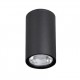 Sandy Black Aluminium Glass Diffuser Osram LED 3 Watt 230Lm 3000K 100-240 Volt 50Hz Beam 52 o IP65 D: 5.5 H: 11 cm 