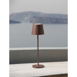 Sandy Brown Aluminium & Acrylic LED 2 Watt 192Lm 2700K DC 5 Volt IP54 Switch On/Off/ USB Type C Wire Rechargeable with PG base D