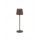 Sandy Brown Aluminium & Acrylic LED 2 Watt 192Lm 2700K DC 5 Volt IP54 Switch On/Off/ USB Type C Wire Rechargeable with PG base D