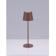 Sandy Brown Aluminium & Acrylic LED 2 Watt 192Lm 2700K DC 5 Volt IP54 Switch On/Off/ USB Type C Wire Rechargeable with PG base D