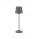 Sandy Balsalt Grey Aluminium & Acrylic LED 2 Watt 192Lm 2700K DC 5 Volt IP54 Switch On/Off / USB Type C Wire Rechargeable with P