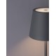 Sandy Balsalt Grey Aluminium & Acrylic LED 2 Watt 192Lm 2700K DC 5 Volt IP54 Switch On/Off / USB Type C Wire Rechargeable with P
