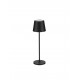 Sandy Black Aluminium & Acrylic LED 2 Watt 192Lm 2700K DC 5 Volt IP54 Switch On/Off Rechargeable with PG base or White USB Type 