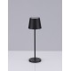 Sandy Black Aluminium & Acrylic LED 2 Watt 192Lm 2700K DC 5 Volt IP54 Switch On/Off Rechargeable with PG base or White USB Type 