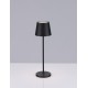 Sandy Black Aluminium & Acrylic LED 2 Watt 192Lm 2700K DC 5 Volt IP54 Switch On/Off Rechargeable with PG base or White USB Type 
