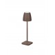 Sandy Rust Brown Die-Casting Aluminium & Acrylic LED 2 Watt 207Lm 3000K IP54 Beam Angle 62O DC 5 Volt Switch On/Off USB Wire D: 