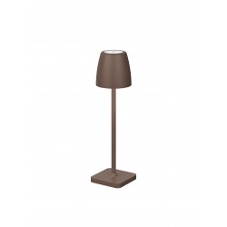 Sandy Rust Brown Die-Casting Aluminium & Acrylic LED 2 Watt 207Lm 3000K IP54 Beam Angle 62O DC 5 Volt Switch On/Off USB Wire D: 