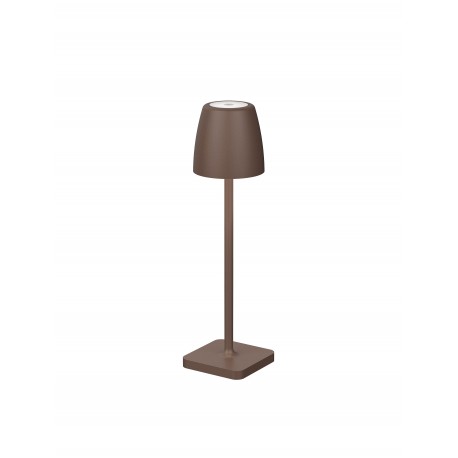 Sandy Rust Brown Die-Casting Aluminium & Acrylic LED 2 Watt 207Lm 3000K IP54 Beam Angle 62O DC 5 Volt Switch On/Off USB Wire D: 