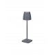 Sandy Dark Grey Die-Casting Aluminium & Acrylic LED 2 Watt 207Lm 3000K IP54 Beam Angle 62O DC 5 Volt Switch On/Off USB Wire D: 8