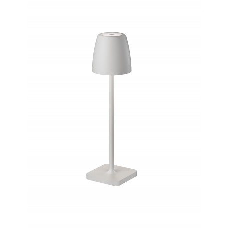 Sandy White Die-Casting Aluminium & Acrylic LED 2 Watt 207Lm 3000K IP54 Beam Angle 62O DC 5 Volt Switch On/Off USB Wire D: 8 H: 