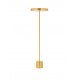 Satin Gold Aluminium & Acrylic Black Fabric Wire LED 33 Watt 220-240 Volt 2666Lm 3000K IP20 Switch On/Off Cable Length 250 cm