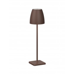Sandy Rust Brown Die-Casting Aluminium & Acrylic LED 2 Watt 207Lm 3000K IP54 Beam Angle 62O DC 5 Volt Switch On/Off USB Wire D: 