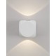 Sandy White Aluminium & Glass Cree LED 2x2 Watt 285Lm 3000K 100-240 Volt 50Hz Beam Angle 2x38o IP54 L: 5.5 W: 6.5 H: 6.5 cm Ligh