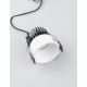 White Aluminium LED 12 Watt 720Lm 3000K Beam 38o IP65 D: 7.8 H: 7.5 cm 