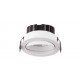 White Aluminium LED 12 Watt 720Lm 3000K Beam 38o IP65 D: 9 H: 4.7 cm 