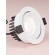 White Aluminium LED 12 Watt 720Lm 3000K Beam 38o IP65 D: 9 H: 4.7 cm 