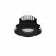 Black Aluminium LED 12 Watt 720Lm 3000K Beam 38o IP65 D: 9 H: 4.7 cm 