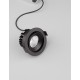 Black Aluminium LED 12 Watt 720Lm 3000K Beam 38o IP65 D: 9 H: 4.7 cm 