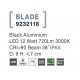 Black Aluminium LED 12 Watt 720Lm 3000K Beam 38o IP65 D: 9 H: 4.7 cm 