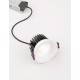 White Aluminium LED 12 Watt 720Lm 3000K Beam 38o IP65 D: 8.5 H: 5.4 cm 