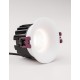 White Aluminium LED 12 Watt 720Lm 3000K Beam 38o IP65 D: 8.5 H: 5.4 cm 