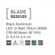 Black Aluminium LED 12 Watt 720Lm 3000K Beam 38o IP65 D: 8.5 H: 5.4 cm 