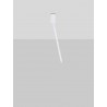 Sandy White Aluminium LED 4 Watt 220-240Volt 177Lm 3000K IP20 Beam Angle 25° D: 5 H: 49.5 cm