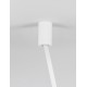 Sandy White Aluminium LED 4 Watt 220-240Volt 177Lm 3000K IP20 Beam Angle 25° D: 5 H: 49.5 cm 