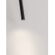 Sandy Black Aluminium LED 4 Watt 220-240Volt 177Lm 3000K IP20 Beam Angle 25° D: 5 H: 70 cm 