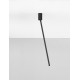 Sandy Black Aluminium LED 4 Watt 220-240Volt 177Lm 3000K IP20 Beam Angle 25° D: 5 H: 70 cm 