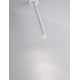 Sandy White Aluminium LED 4 Watt 220-240Volt 177Lm 3000K IP20 Beam Angle 25° D: 5 H: 24 cm 