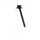 Sandy Black Aluminium LED 4 Watt 220-240Volt 177Lm 3000K IP20 Beam Angle 25° D: 5 H: 24 cm 