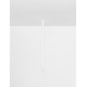 Sandy White Aluminium LED 4 Watt 220-240Volt 177Lm 3000K IP20 Beam Angle 25° D: 5 H: 44 cm 