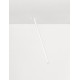 Sandy White Aluminium LED 4 Watt 220-240Volt 177Lm 3000K IP20 Beam Angle 25° D: 5 H: 44 cm 