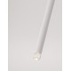 Sandy White Aluminium LED 4 Watt 220-240Volt 177Lm 3000K IP20 Beam Angle 25° D: 5 H: 44 cm 