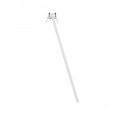 Sandy White Aluminium LED 4 Watt 220-240Volt 177Lm 3000K IP20 Beam Angle 25° D: 5 H: 64 cm 