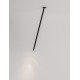 Sandy Black Aluminium LED 4 Watt 220-240Volt 177Lm 3000K IP20 Beam Angle 25° D: 5 H: 64 cm 