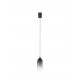 Sandy Black Metal & Smoky Glass LED 6 Watt 220-240Volt 457Lm 3000K IP20 D: 7 H: 154 cm 