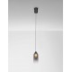 Sandy Black Metal & Smoky Glass LED 6 Watt 220-240Volt 457Lm 3000K IP20 D: 7 H: 154 cm 