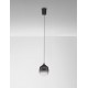 Sandy Black Metal & Smoky Glass LED 6 Watt 220-240Volt 457Lm 3000K IP20 D: 10 H: 125 cm 