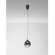 Sandy Black Metal & Smoky Glass LED 6 Watt 220-240Volt 457Lm 3000K IP20 D: 10 H: 125 cm 