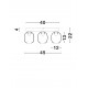 Triac Dimmable Sandy Black Metal & Smoky Glass LED 28 Watt 220-240 Volt 2222Lm 3000K IP20 D: 45 H: 22 cm 