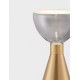 Brass Gold Metal & Smoky Glass LED 8 Watt 220-240Volt 227Lm 3000K IP20 D: 17 H: 32 cm 