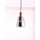 Brass Gold Metal & Smoky Glass LED 7 Watt 220-240Volt 192Lm 3000K IP20 D: 14,5 H: 215 cm 
