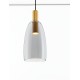 Brass Gold Metal & Smoky Glass LED 7 Watt 220-240Volt 192Lm 3000K IP20 D: 14,2 H: 215 cm 