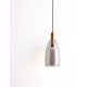 Brass Gold Metal & Smoky Glass LED 7 Watt 220-240Volt 192Lm 3000K IP20 D: 14,2 H: 215 cm 
