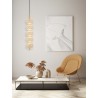 Triac Dimmable Brass Gold Metal & Clear Acrylic LED 30 Watt 220-240 Volt 2482Lm 3000K IP20 D: 15 H: 150 cm