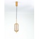 Triac Dimmable Brass Gold Metal & Clear Acrylic LED 17 Watt 220-240 Volt 1451Lm 3000K IP20 D: 15 H: 140 cm 